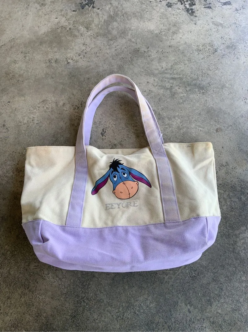 Disney Vintage Streetwear Bag Pria purple white photo 1