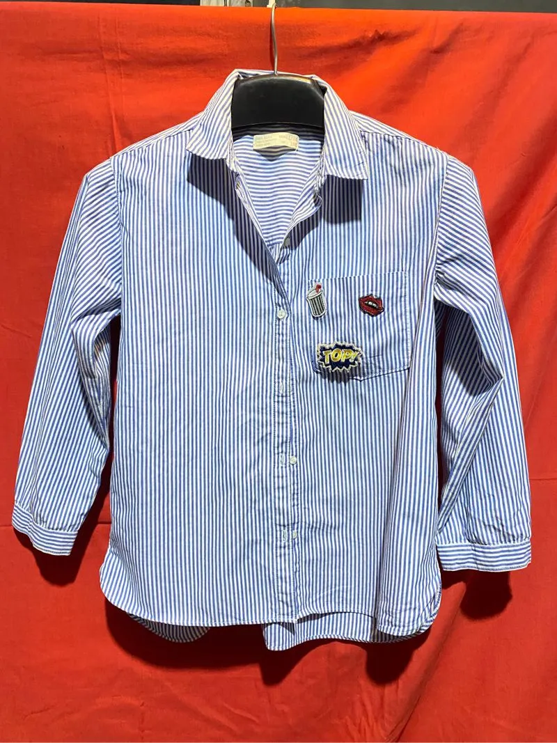 ZARA Casual Shirt Wanita blue photo 1