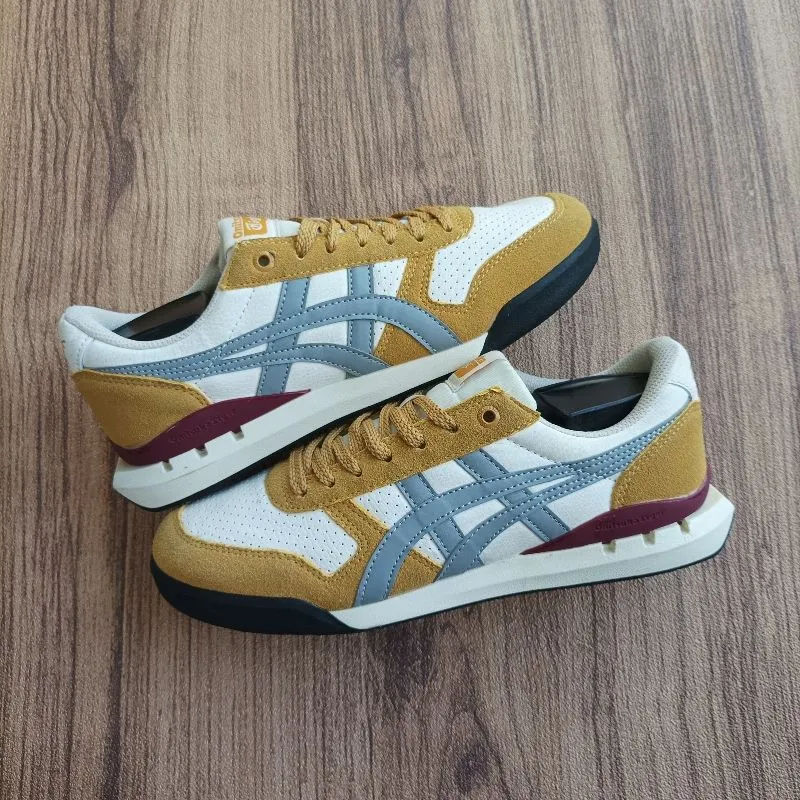 Onitsuka Tiger Casual Sneakers Pria white yellow photo 1
