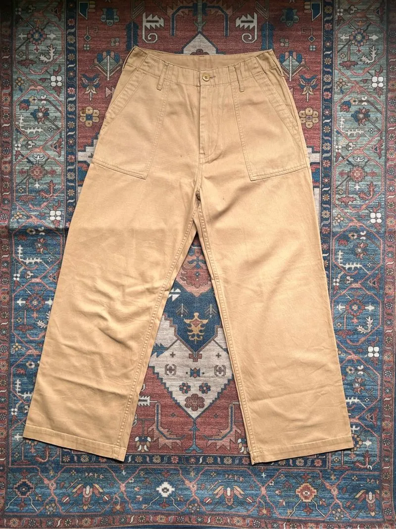 Casual Casual pants Pria khaki photo 1