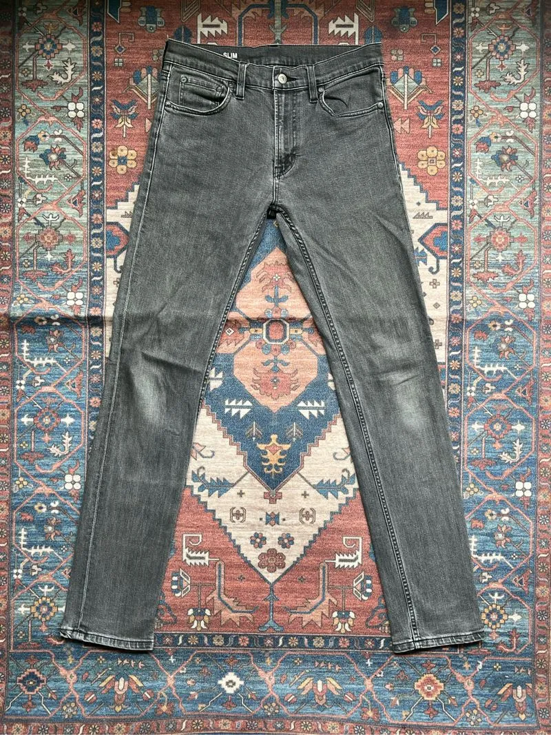 Vintage Emo Skinny jeans Wanita gray photo 1