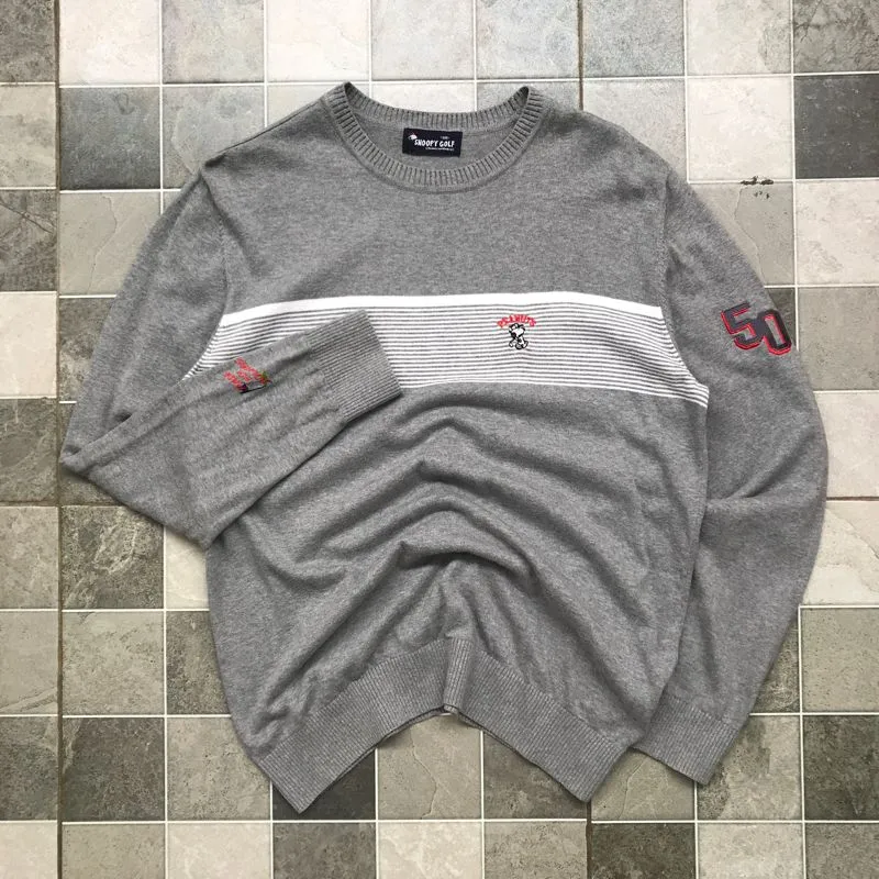 Disney Casual Sweater Pria white gray photo 1