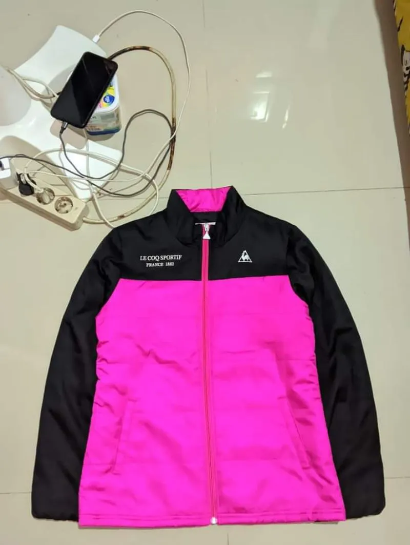 Le Coq Sportif Sportswear Casual Track jacket Pria pink photo 1