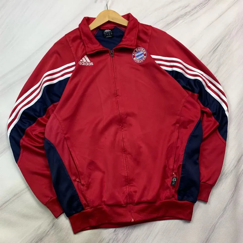 Adidas Vintage Y2K Windbreaker Pria navy red photo 1