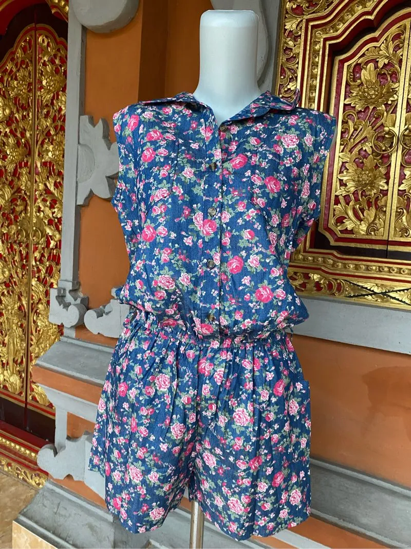 Casual Jumpsuit Wanita multicolor photo 1