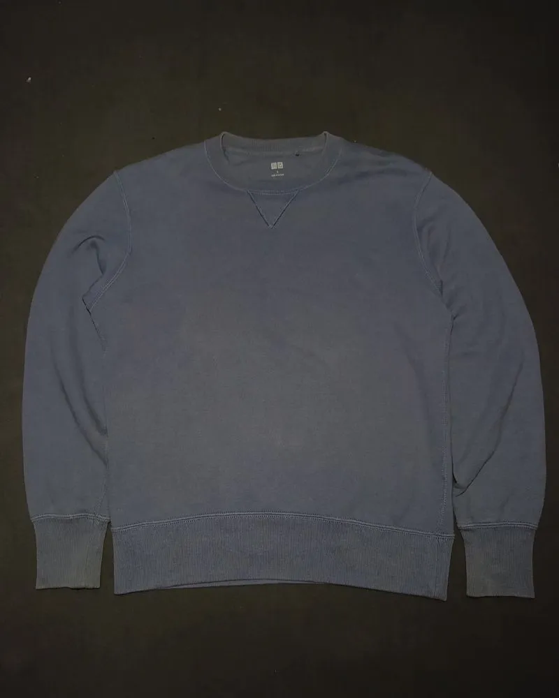 Uniqlo Vintage Casual Sweatshirt Wanita blue photo 1