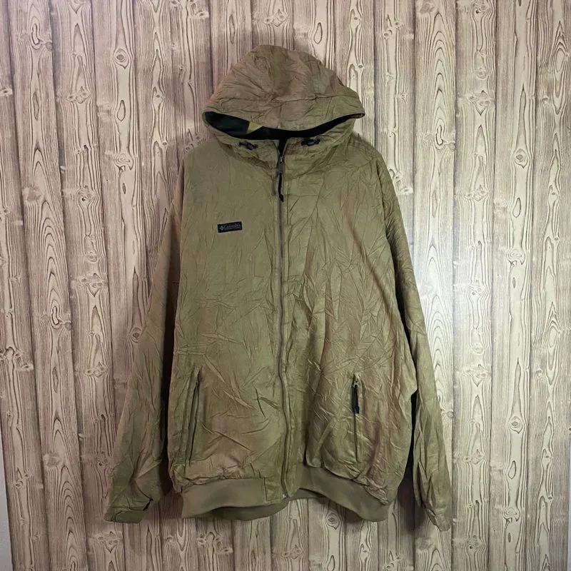 Columbia Vintage Casual Windbreaker Pria tan photo 1