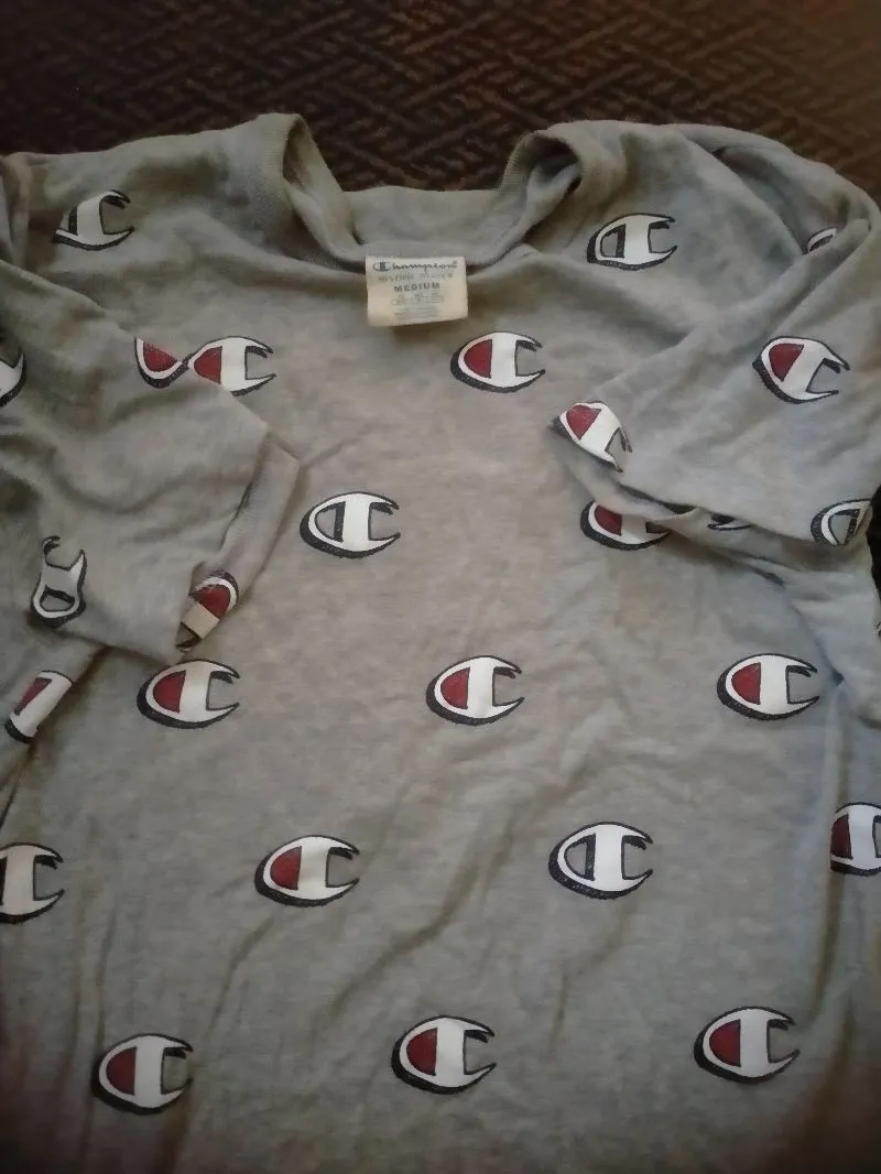 Champion Indie T-shirt Pria gray photo 1