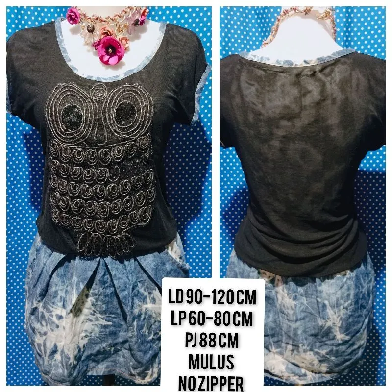 Casual Shirt dress Wanita black photo 1