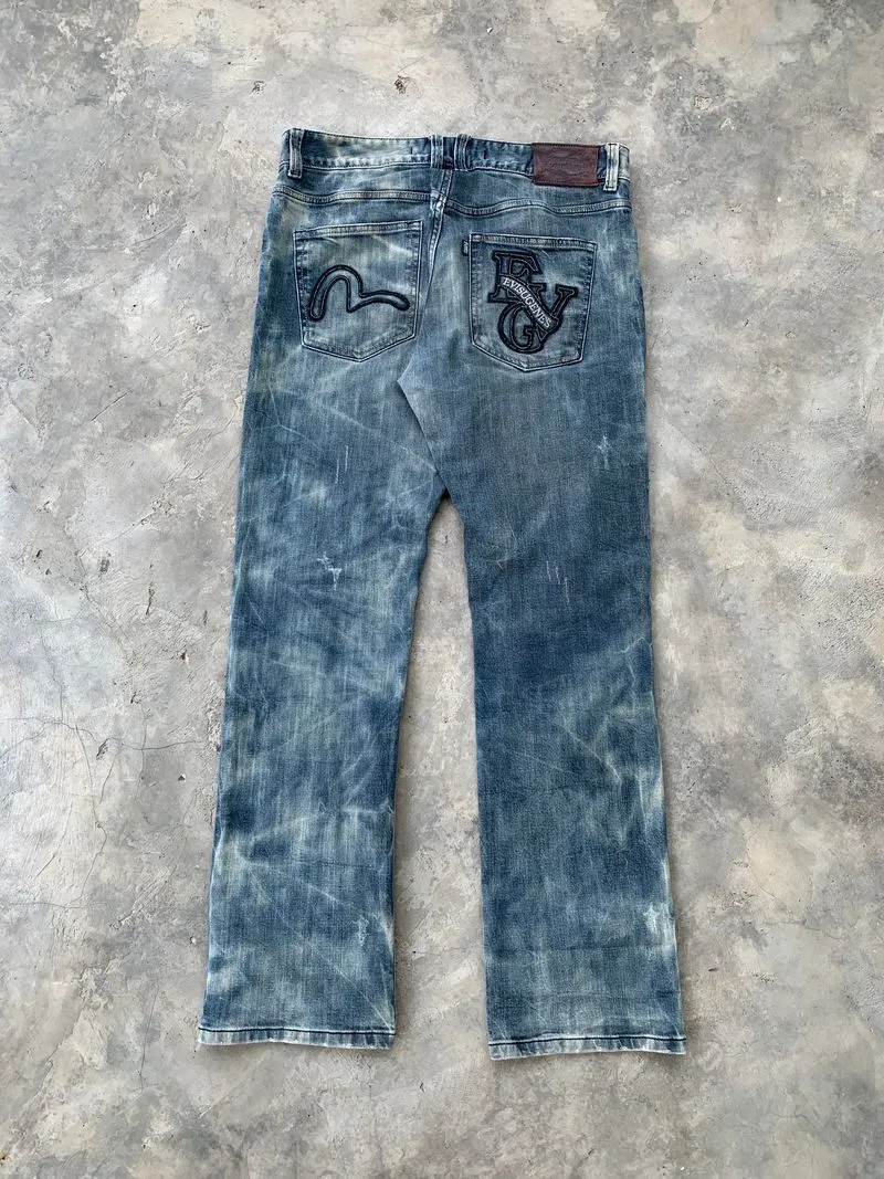 Evisu Streetwear Jeans Pria black photo 1
