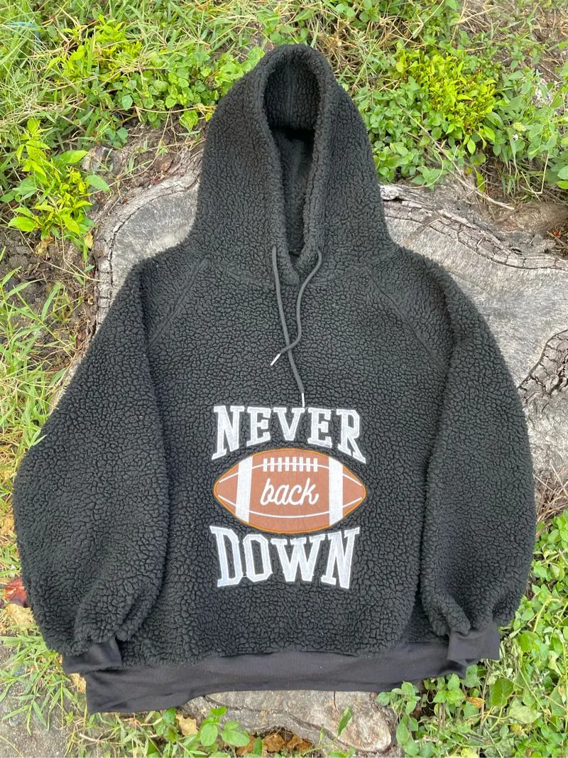 Streetwear Casual Hoody Pria brown black photo 1