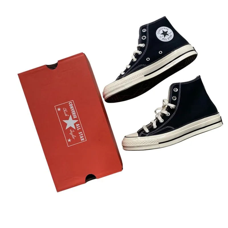 Converse Streetwear Y2K Sneakers Pria black photo 1