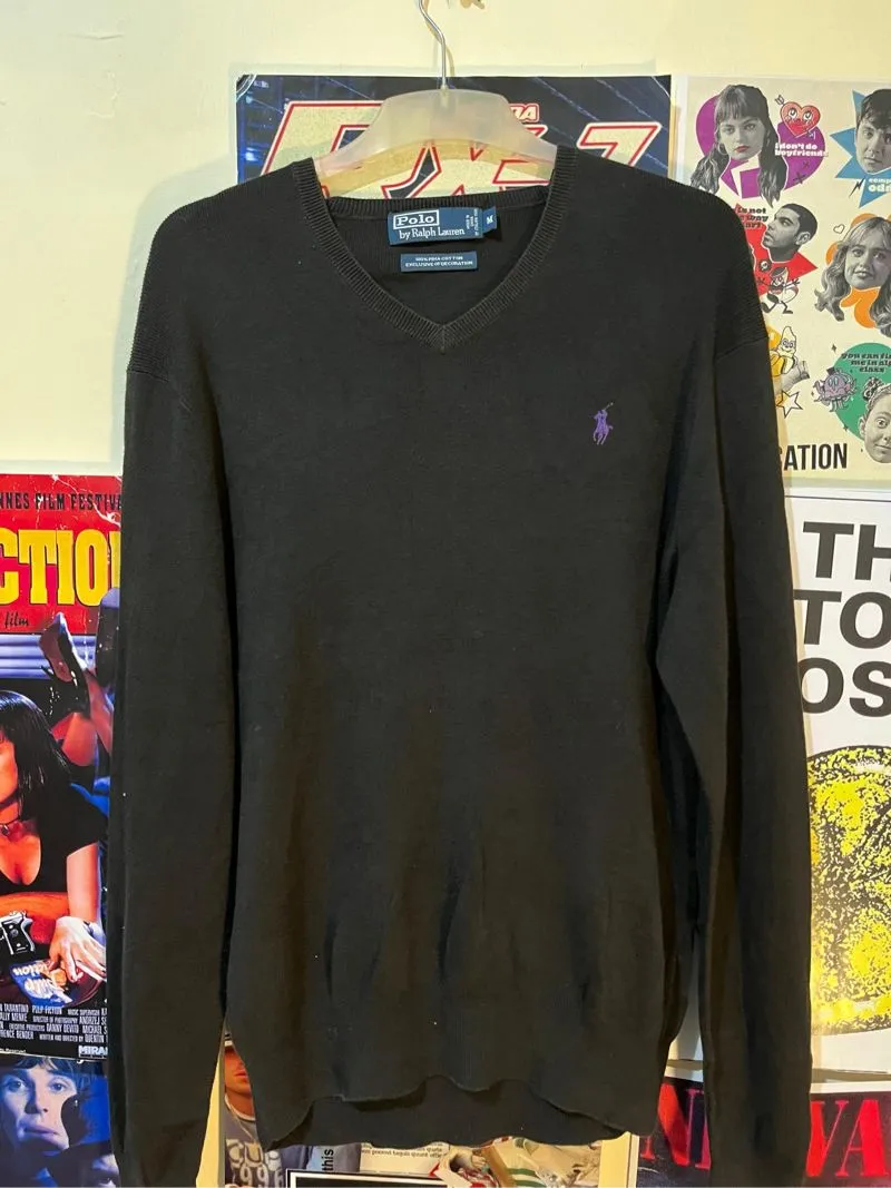 Polo Ralph Lauren Streetwear Sportswear Sweatshirt Pria black photo 1