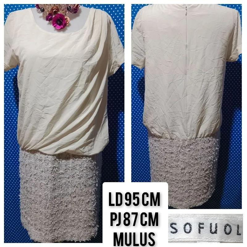 Casual Shirt dress Wanita white photo 1