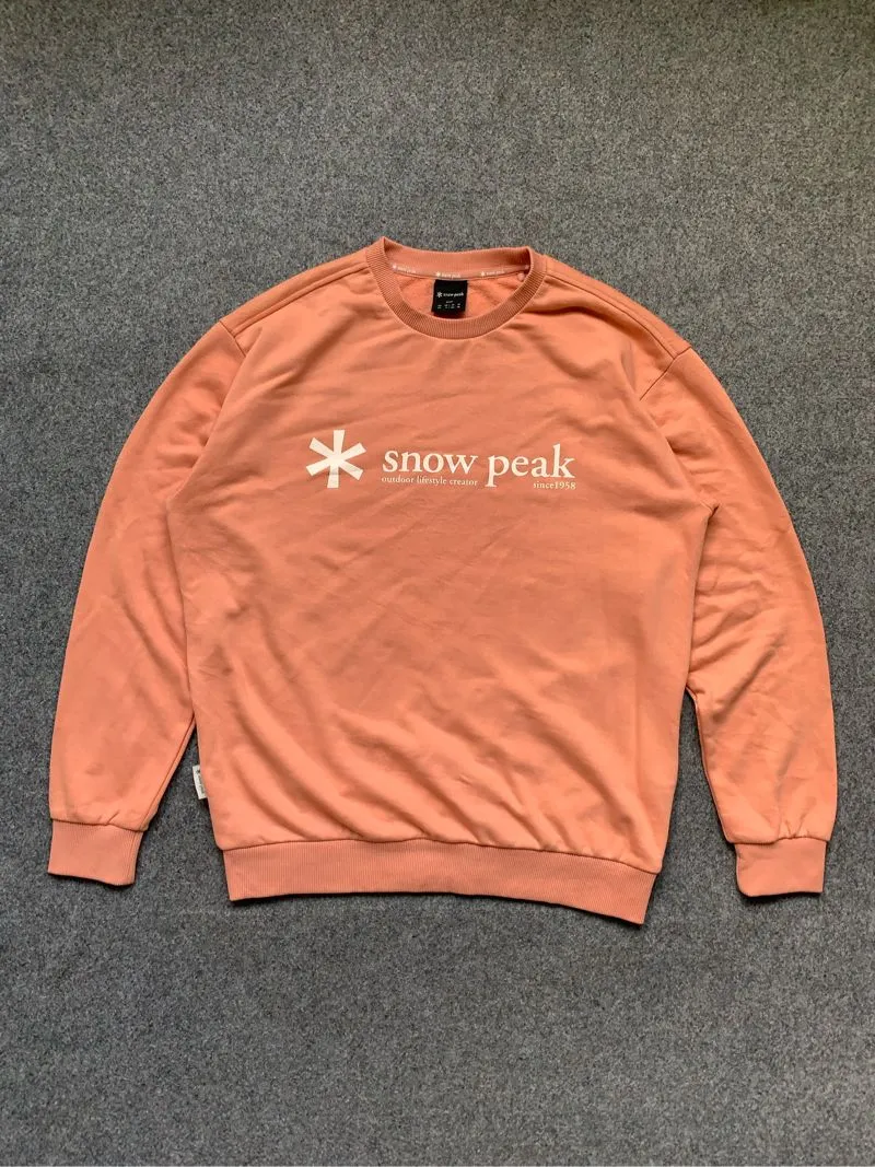 Snow Peak Sportswear Casual Sweatshirt Pria pink photo 1