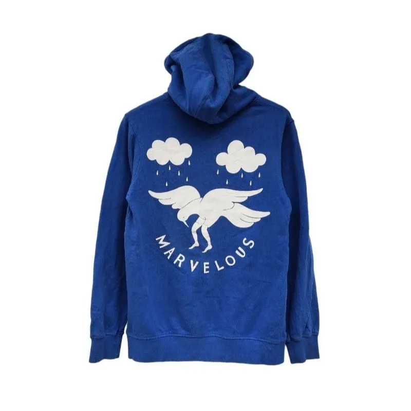 Patta Streetwear Casual Hoody Pria blue photo 1