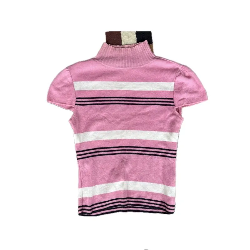 Coquette Casual Sweater Wanita burgundy pink photo 1