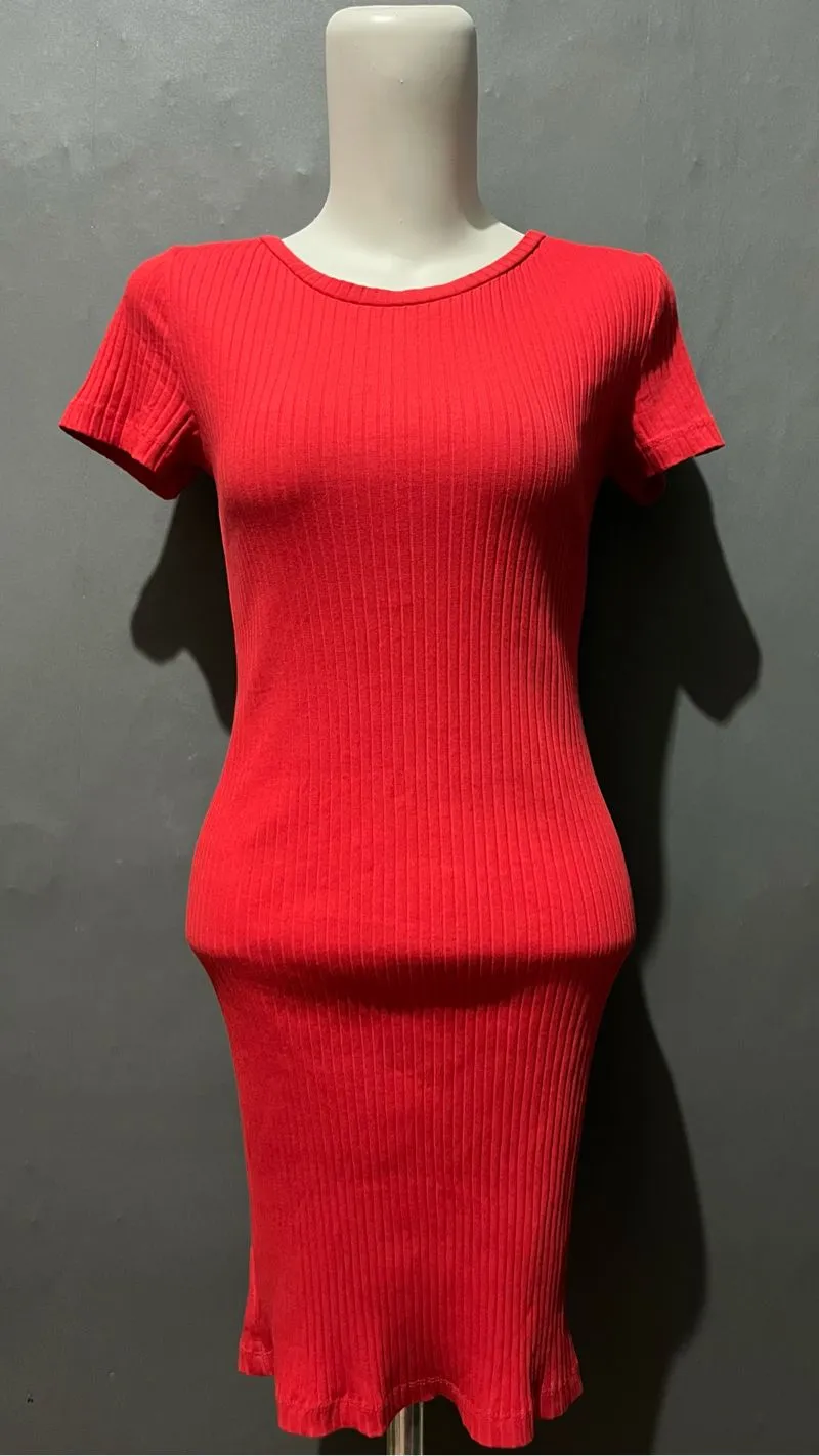 H&M Casual Shirt dress Wanita red photo 1