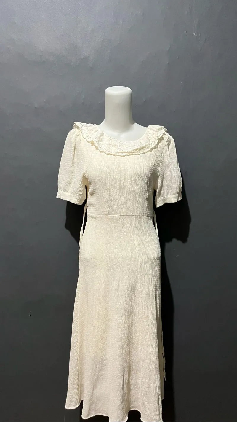 Coquette Casual Maxi dress Wanita cream photo 1