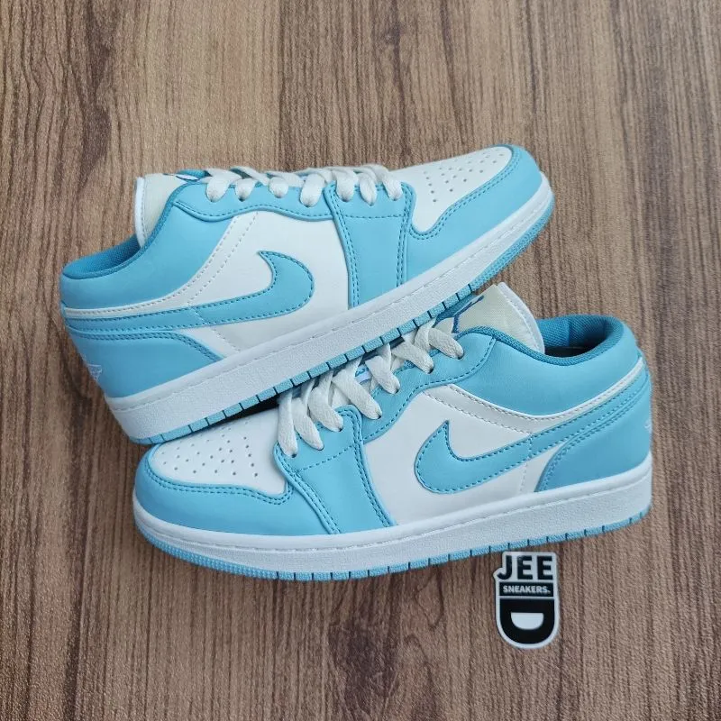 Nike Air Jordan Casual Sneakers Wanita white blue photo 1