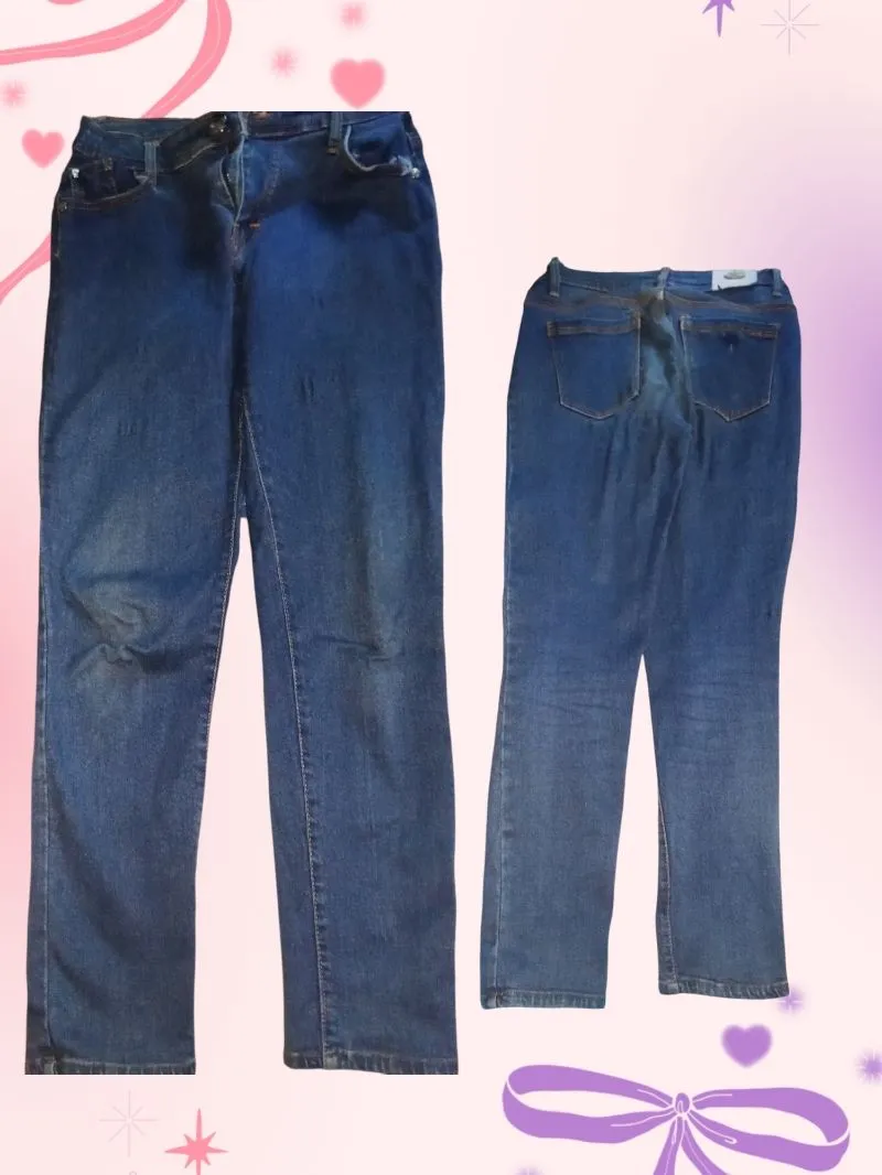 Casual Skinny jeans Wanita navy photo 1
