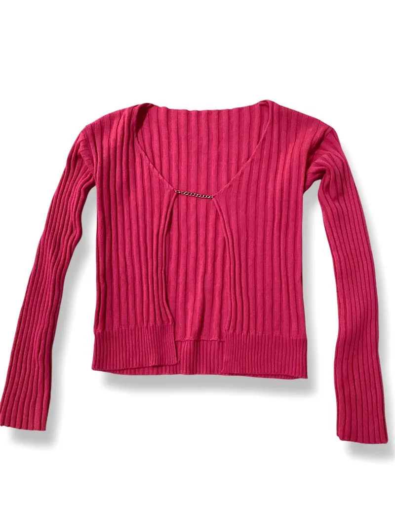 Coquette Casual Crop top Wanita burgundy red photo 1