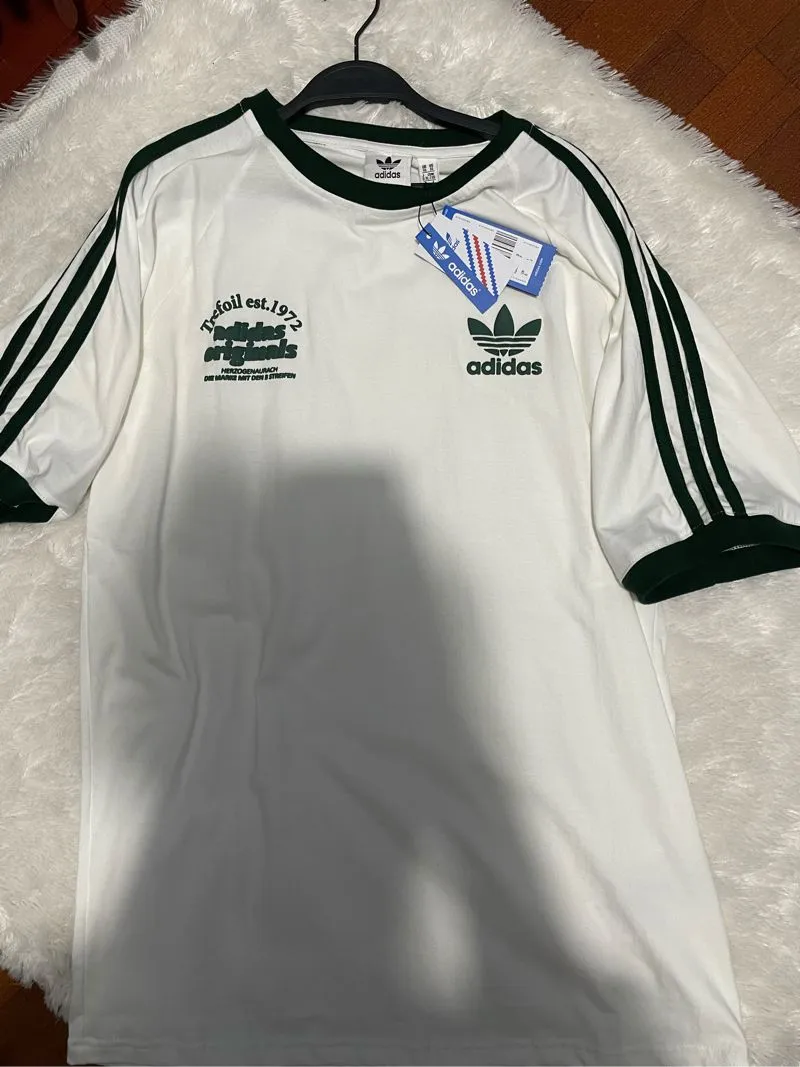 Adidas Sportswear Minimalist Jersey Pria white black photo 1