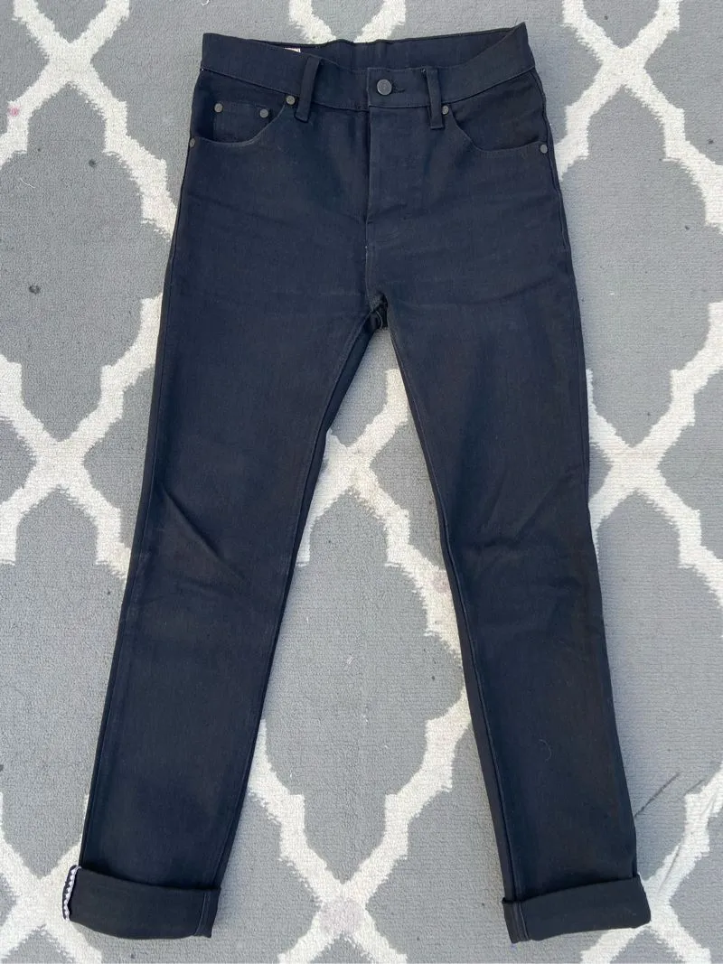 Streetwear Biker Jeans Pria black photo 1