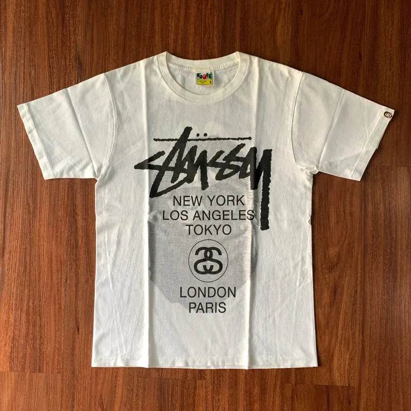 A Bathing Ape Streetwear T-shirt Pria white photo 1