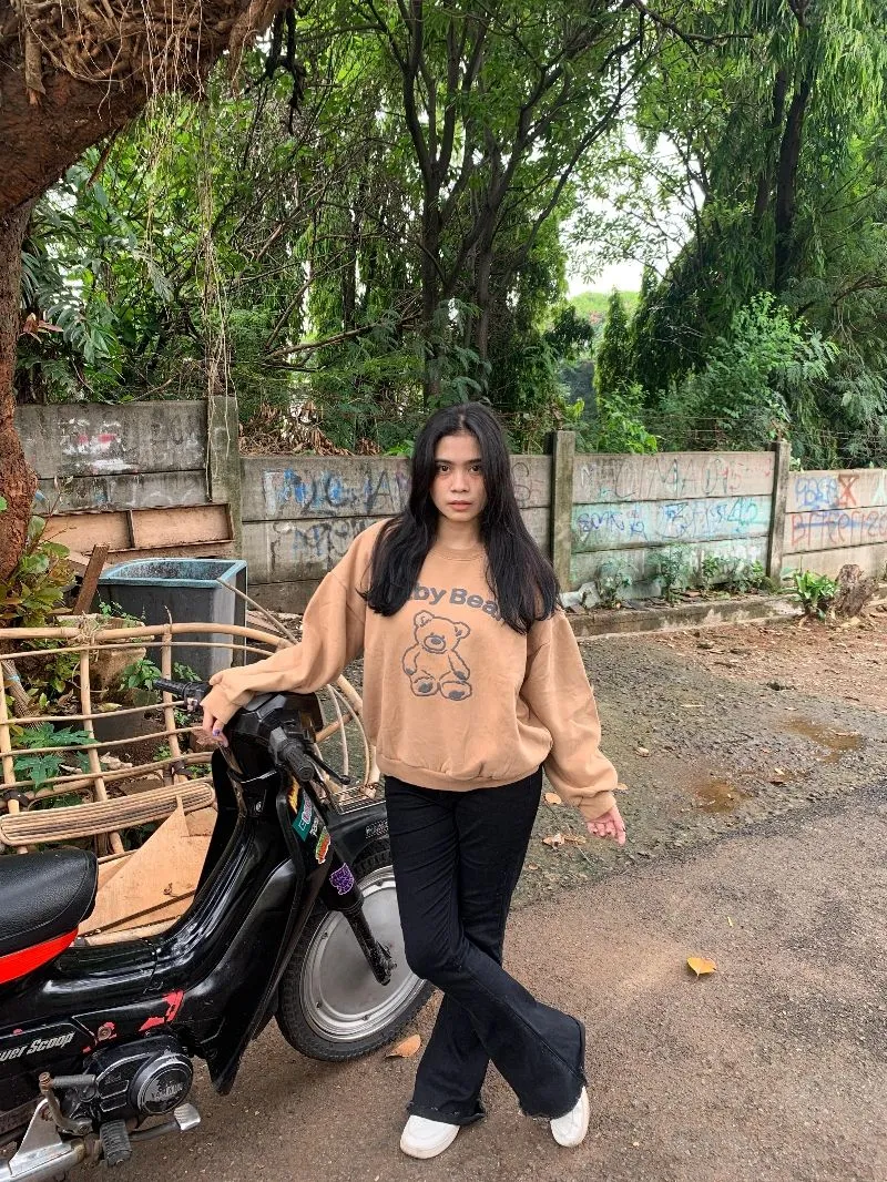 Casual Wanita brown photo 1