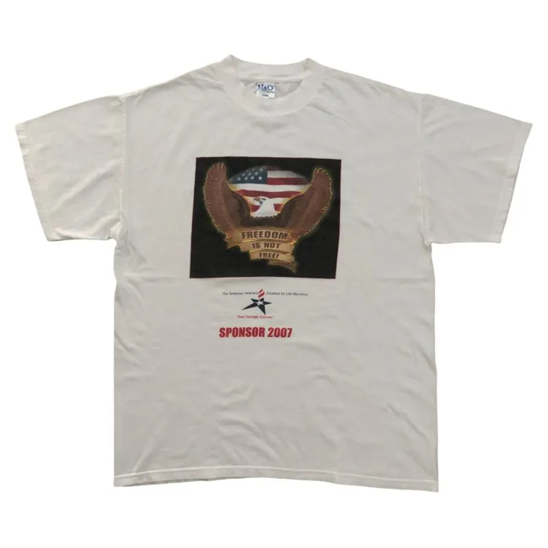Gildan Vintage Streetwear T-shirt Pria white photo 1