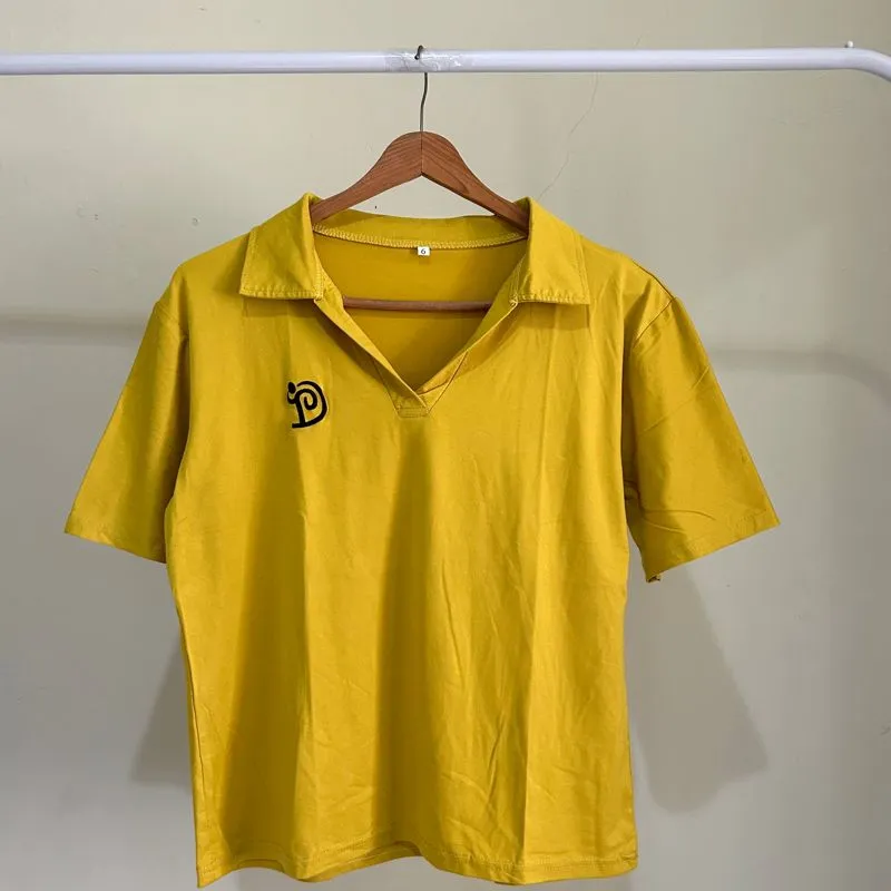 Casual T-shirt Wanita yellow photo 1
