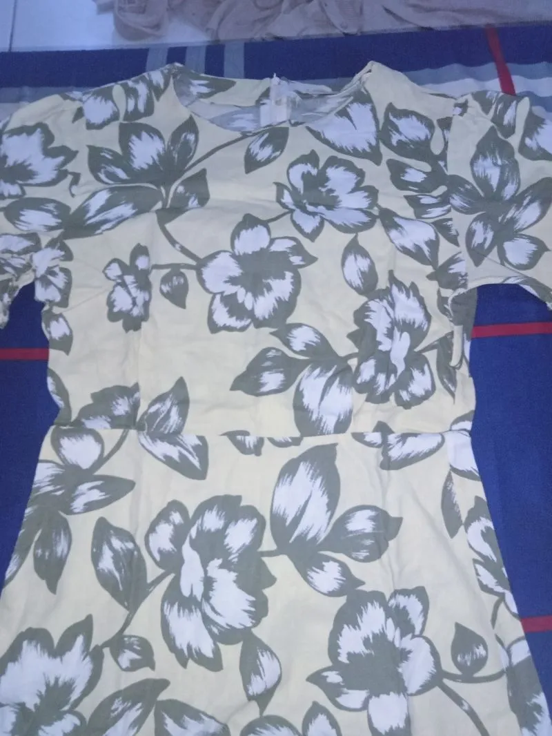 Casual Casual dress Wanita yellow photo 1