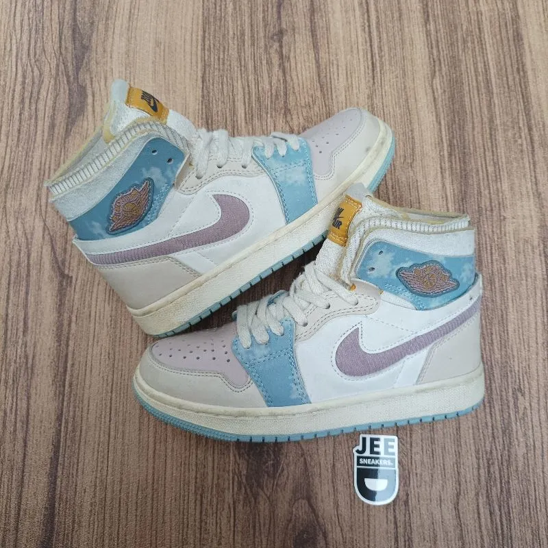 Nike Air Jordan Casual Sneakers Wanita multicolor white photo 1