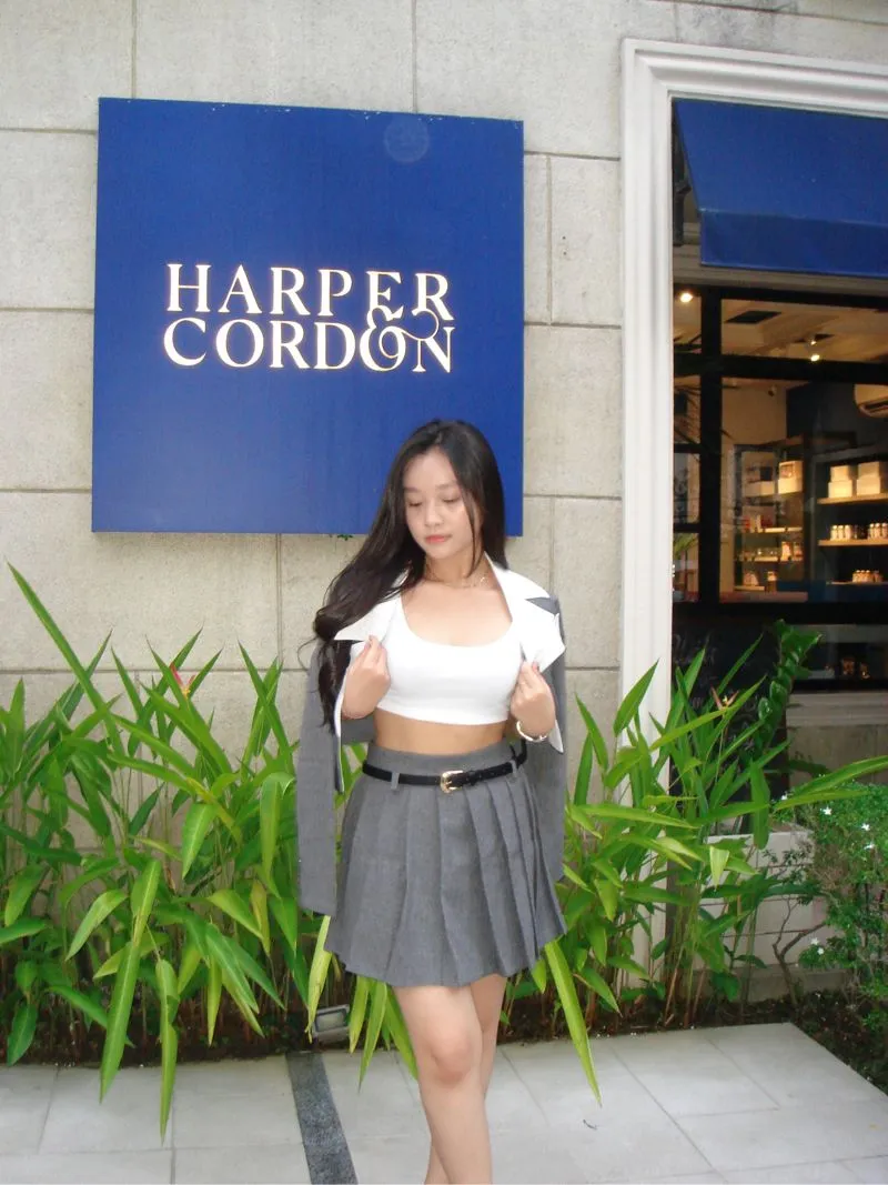 Casual Wanita white gray photo 1