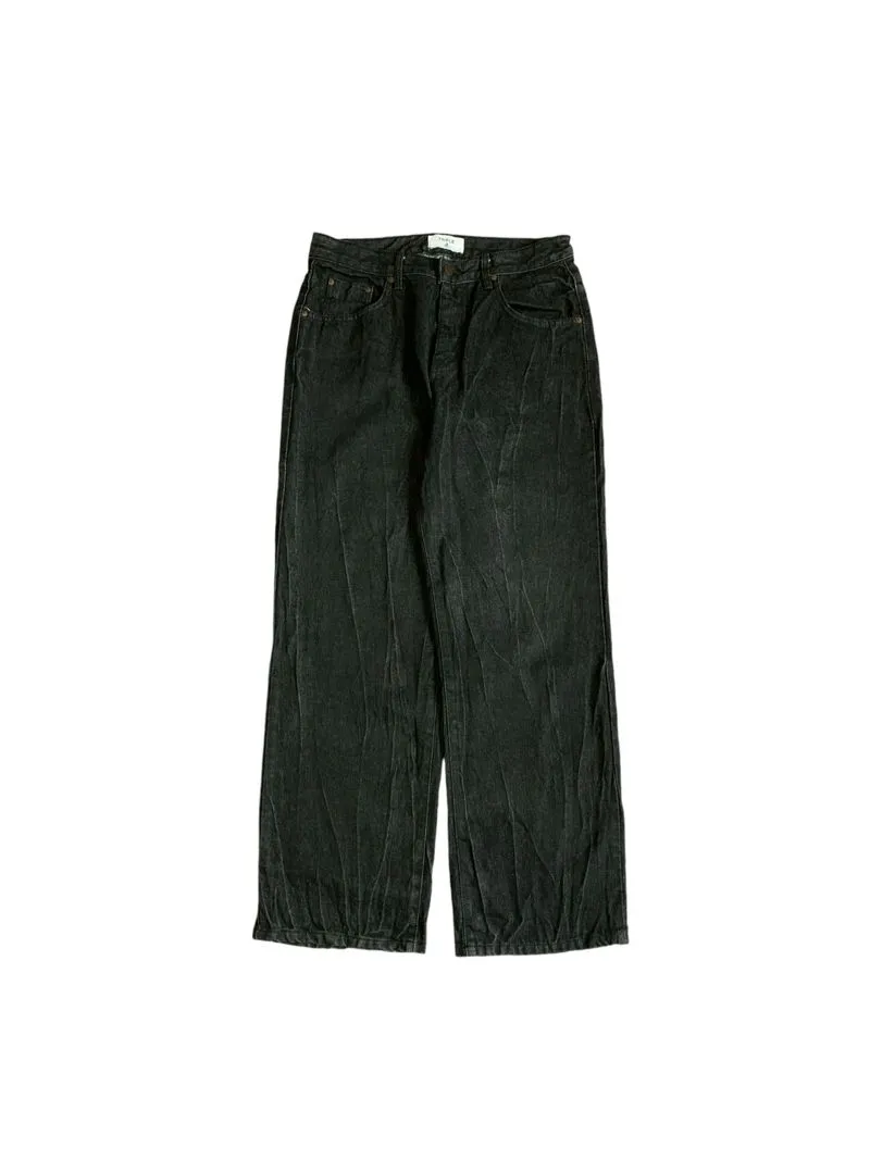 Streetwear Y2K Jeans Pria black photo 1