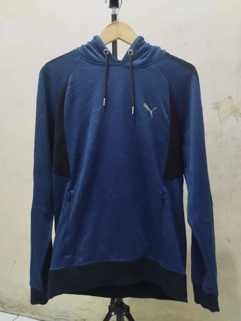 Puma Streetwear Hoody Pria navy photo 1