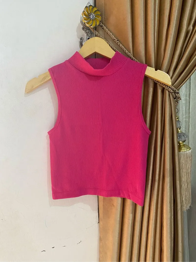 Stradivarius Casual Crop top Wanita pink photo 1