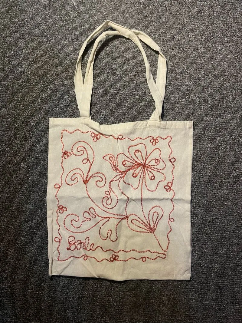 Fairy Coquette Tote bag Wanita white red photo 1