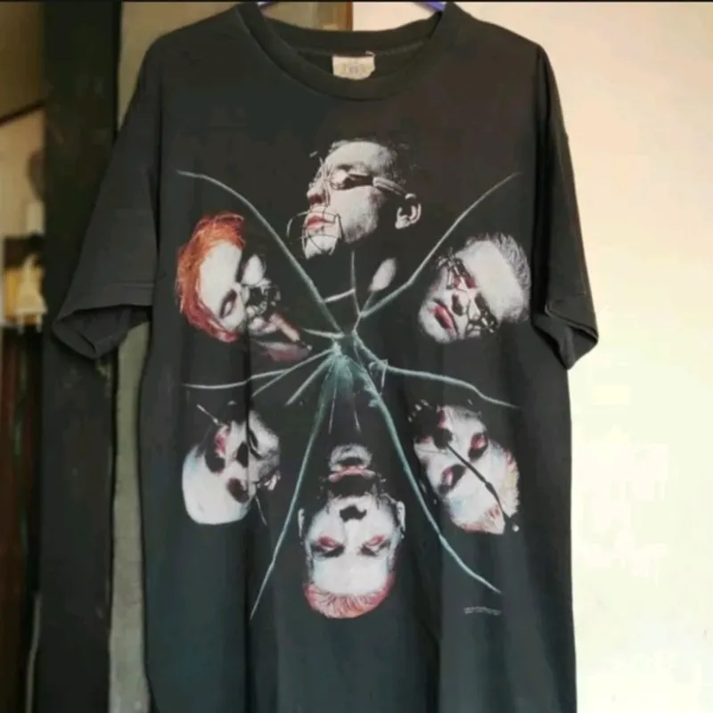 Streetwear Indie T-shirt Pria black gray photo 1