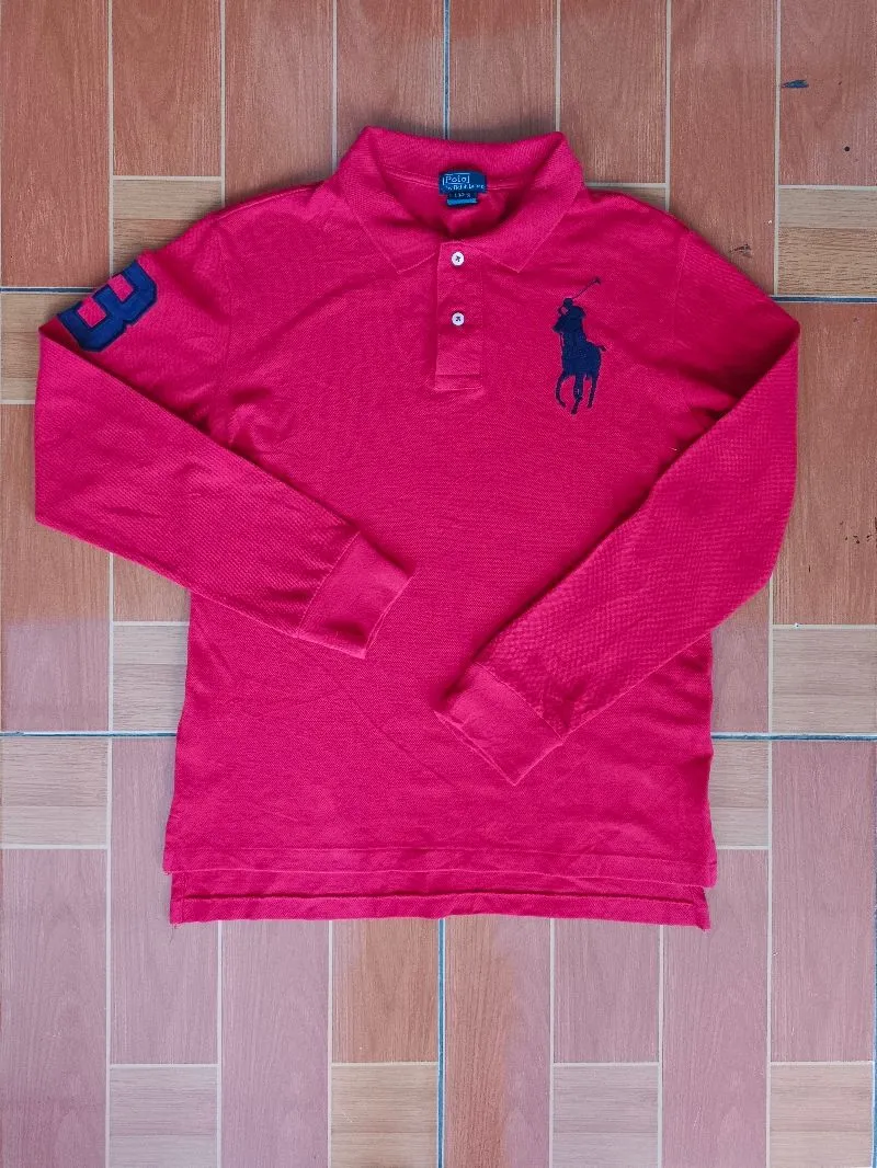 Polo Ralph Lauren Casual Polo shirt Pria red photo 1