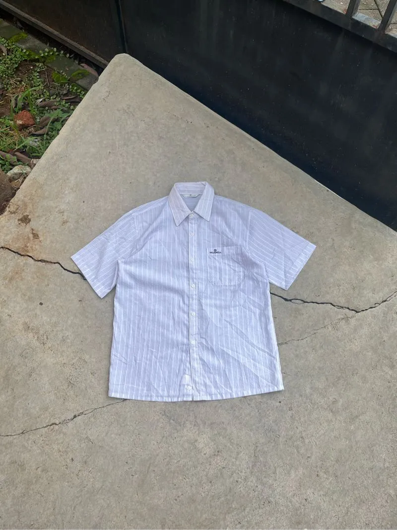 Casual Formal shirt Pria white photo 1