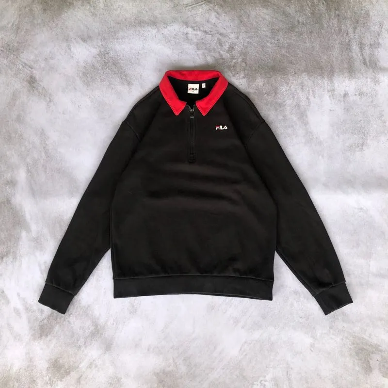 Fila Vintage Skater Sweater Pria black photo 1