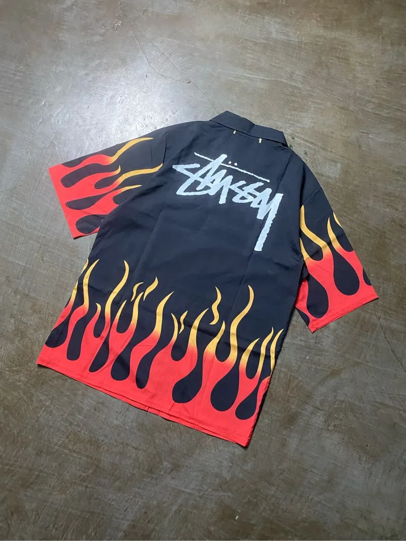 Casual Reworked Casual shirt Pria black photo 1