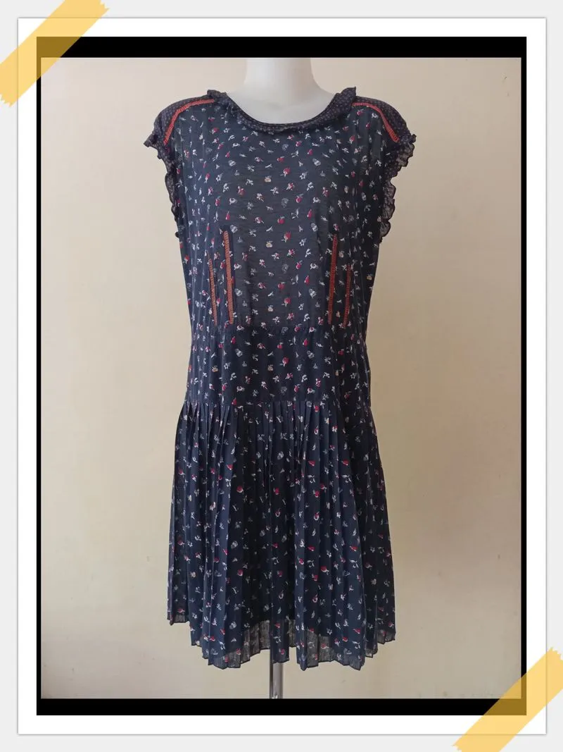 Mango Casual Casual dress Wanita navy photo 1