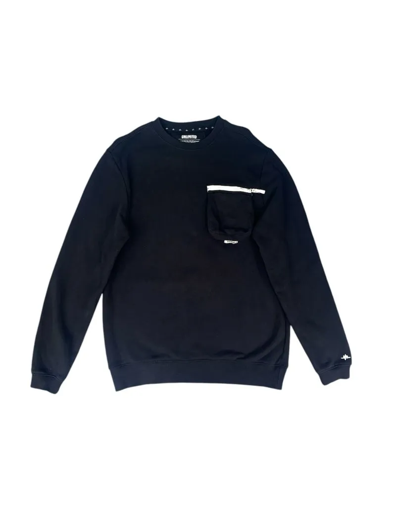 Vintage Casual Sweater Pria black photo 1