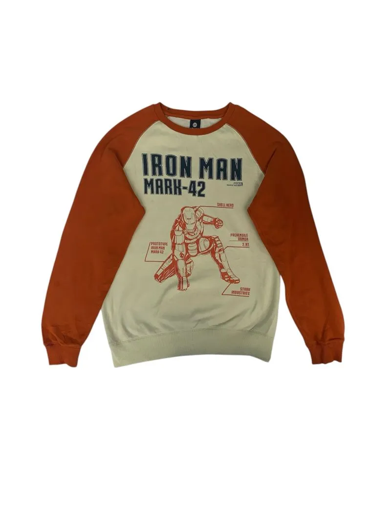 Marvel Vintage Casual Sweater Pria cream photo 1