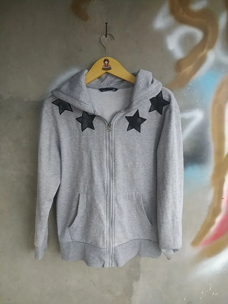 Streetwear Y2K Suit Pria gray photo 1