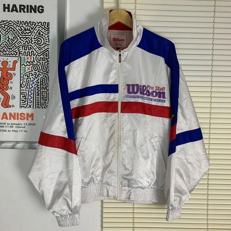 Wilson Sportswear Windbreaker Pria white photo 1
