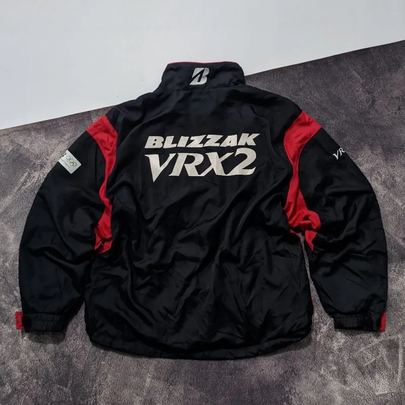 Vintage Sportswear Bomber jacket Pria red black photo 1